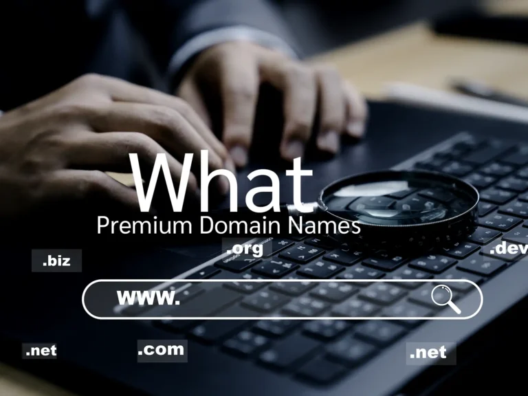 What domain name premium?